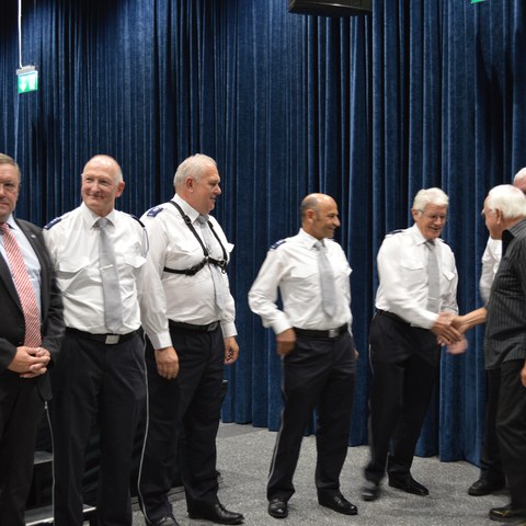 Gründungsmitglieder der damaligen Blaskapelle