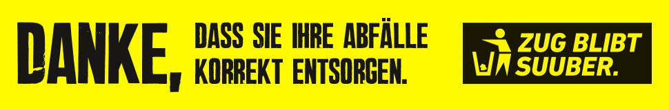 Logo Zug bliibt suber!