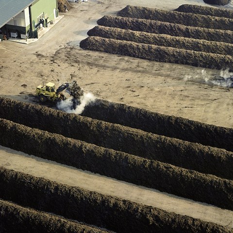 Betrieb 1990 noch im Freien